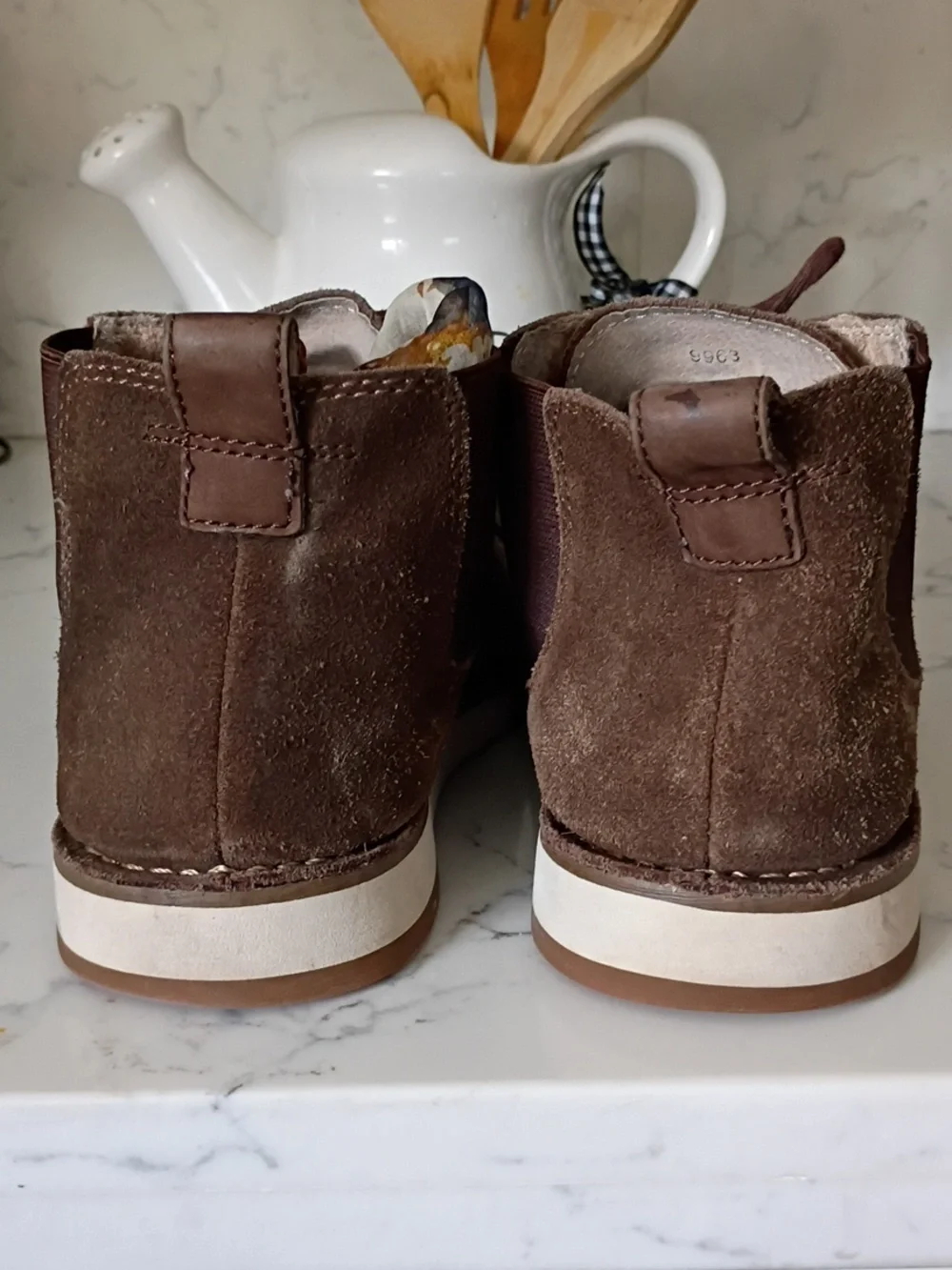 John Varvatos Brown Suede Chukka Boots